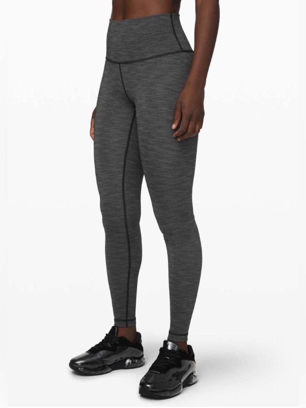 Lululemon W5CI5S 6 Wunder Under High-Rise 28” Brushed Full-On Luxtreme Heathered